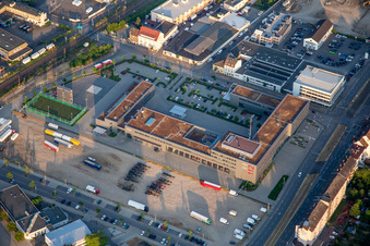 Fire Department Mannheim - Main Fire Station in the district Almenhof in Mannheim in the state Baden-Wuerttemberg, Germany