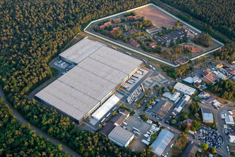 A + P Logistic GmbH next to the youth detention center Schifferstadt in Schifferstadt in the state Rhineland-Palatinate, Germany