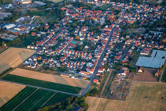 Bahnhofstr in Schwegenheim in the state Rhineland-Palatinate, Germany