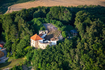 Open-air stage Hči najstarejše vinske trte na svetu on the Vurberg in Duplek in the state Slovenia, Slovenia