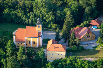 Church of Župnijska cerkev sv. Marije Vnebovzete on the Vurberg in Duplek in the state Slovenia, Slovenia