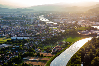 Bridges over the Drava in Maribor in the state Slovenia, Slovenia