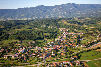 Aerial view of Nova Gorica in the state Slovenia, Slovenia