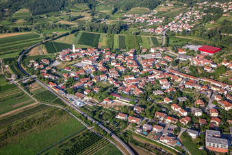 Aerial photograpy of Nova Gorica in the state Slovenia, Slovenia