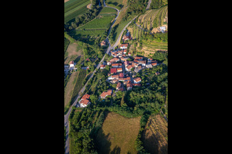 Oblique view of Ajdovščina in the state Slovenia, Slovenia