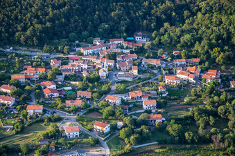 Bird's eye view of Ajdovščina in the state Slovenia, Slovenia