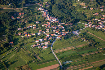 Nova Gorica in the state Slovenia, Slovenia from the plane