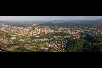 General view from the east in Gorizia in the state Gorizia, Italy