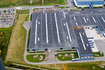 Oberwald Industrial Estate. Europack in Wörth am Rhein in the state Rhineland-Palatinate, Germany