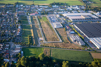 Development of the Interpark extension in Offenbach an der Queich in the state Rhineland-Palatinate, Germany