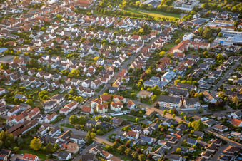 Mozartstraße Im See in Offenbach an der Queich in the state Rhineland-Palatinate, Germany