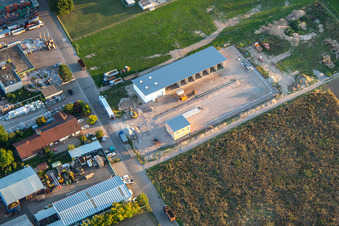 Industriestr in Billigheim-Ingenheim in the state Rhineland-Palatinate, Germany