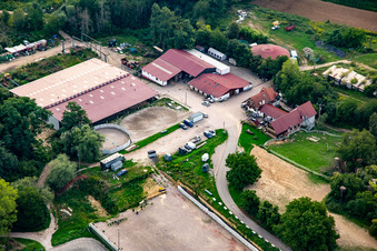 Oblique view of Harras de la Née in Mothern in the state Bas-Rhin, France