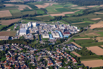 Dow MF Produktions GmbH & Co. Ohg and UHU Logistics Center in the district Greffern in Rheinmünster in the state Baden-Wuerttemberg, Germany