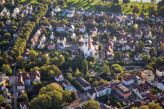 St. John Nepomuk Church in Kehl in the state Baden-Wuerttemberg, Germany