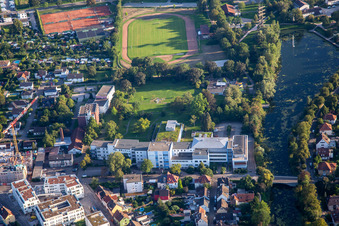 Ortenau Hospital Offenburg-Kehl and Kehler Football Club 07 eV in Kehl in the state Baden-Wuerttemberg, Germany