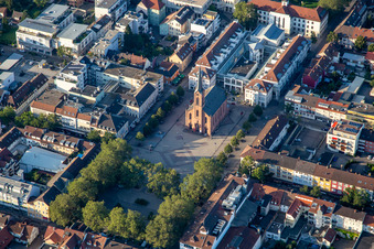 Peace Church on the Market Square in Kehl in the state Baden-Wuerttemberg, Germany