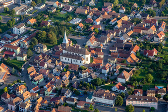 Catholic Church in Hochfelden in the state Bas-Rhin, France