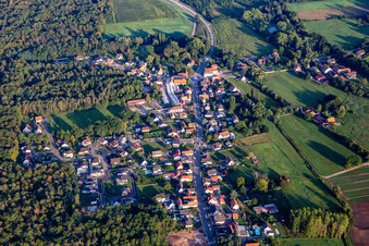 Dauendorf in the state Bas-Rhin, France out of the air