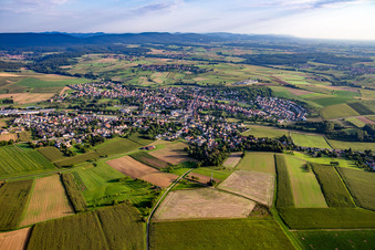 From the southeast in Soultz-sous-Forêts in the state Bas-Rhin, France