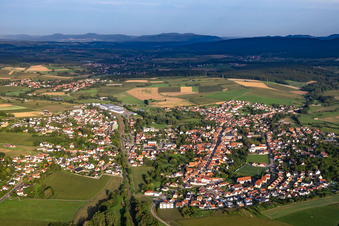 Rue du Frohnacker in Soultz-sous-Forêts in the state Bas-Rhin, France