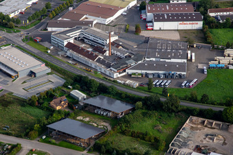 Ulland Construction Equipment Rental & Sales in the former Reifen.-Maurer in Meisenheim in the state Rhineland-Palatinate, Germany