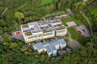 Aerial photograpy of Glantal Health Center in Meisenheim in the state Rhineland-Palatinate, Germany