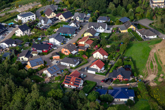 New development area An der Mälzerei in Meisenheim in the state Rhineland-Palatinate, Germany