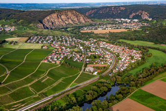 From the west in Norheim in the state Rhineland-Palatinate, Germany