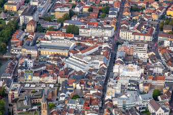 Shopping center on Prinzengasse in Bad Kreuznach in the state Rhineland-Palatinate, Germany