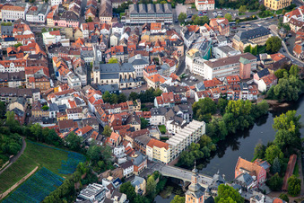 New Nahe Bridge in Bad Kreuznach in the state Rhineland-Palatinate, Germany