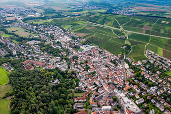 Rüdesheimer Straße from the southeast in Bad Kreuznach in the state Rhineland-Palatinate, Germany