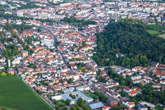 Kauzenberg from the west in Bad Kreuznach in the state Rhineland-Palatinate, Germany