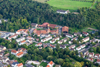 Museum Römerhalle at the castle park in Bad Kreuznach in the state Rhineland-Palatinate, Germany