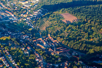 Aerial view of Monastery Maulbronn in Maulbronn in the state Baden-Wuerttemberg, Germany