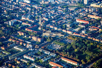Forum at the Castle Park in Ludwigsburg in the state Baden-Wuerttemberg, Germany