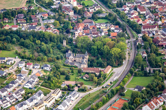Black Dog Owner Nadine Schwarz in Gondelsheim in the state Baden-Wuerttemberg, Germany