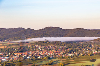 Wissembourg in the state Bas-Rhin, France out of the air