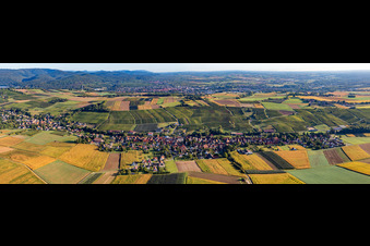 Drone recording of Steinseltz in the state Bas-Rhin, France
