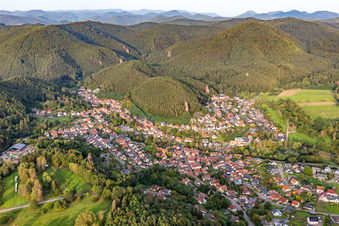 Wasgau climbing paradise in Erfweiler in the state Rhineland-Palatinate, Germany