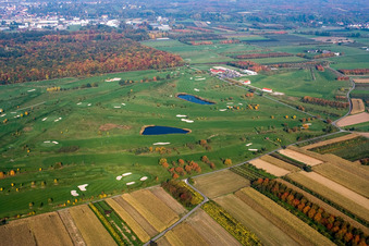 Golf Club Urloffen eV in the district Urloffen in Appenweier in the state Baden-Wuerttemberg, Germany from above