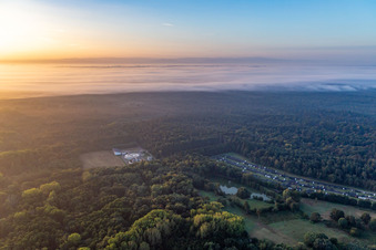 Sewage treatment plant in the district Altenstadt in Wissembourg in the state Bas-Rhin, France