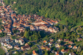 Monastery Oberbronn and Notre Dame Hospital in Oberbronn in the state Bas-Rhin, France