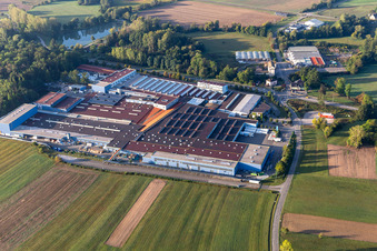 Aerial view of TRYBA Haguenau (Gundershoffen) in Gundershoffen in the state Bas-Rhin, France
