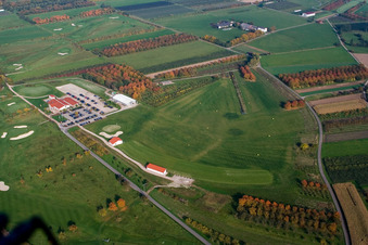 Golf Club Urloffen eV in the district Urloffen in Appenweier in the state Baden-Wuerttemberg, Germany from the drone perspective