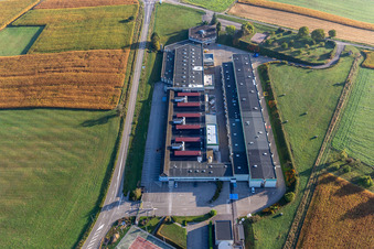 Aerial photograpy of Gunther Tools in Soultz-sous-Forêts in the state Bas-Rhin, France