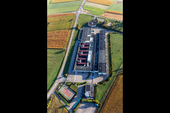 Oblique view of Gunther Tools in Soultz-sous-Forêts in the state Bas-Rhin, France