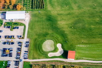 Aerial photograpy of Golf Club Urloffen eV in the district Urloffen in Appenweier in the state Baden-Wuerttemberg, Germany