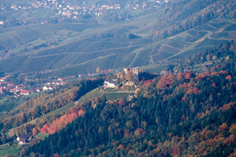 Neu-Windeck Castle Ruins in the district Matzenhöfe in Lauf in the state Baden-Wuerttemberg, Germany
