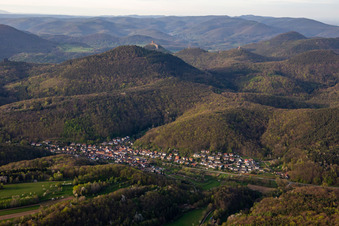 From the southwest in Waldrohrbach in the state Rhineland-Palatinate, Germany